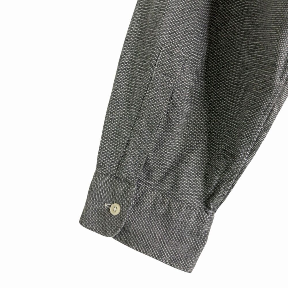 Vtg Polo Ralph Lauren Westerton Mens XXL Gray Birdseye Cotton Button Down Shirt - Picture 6 of 11